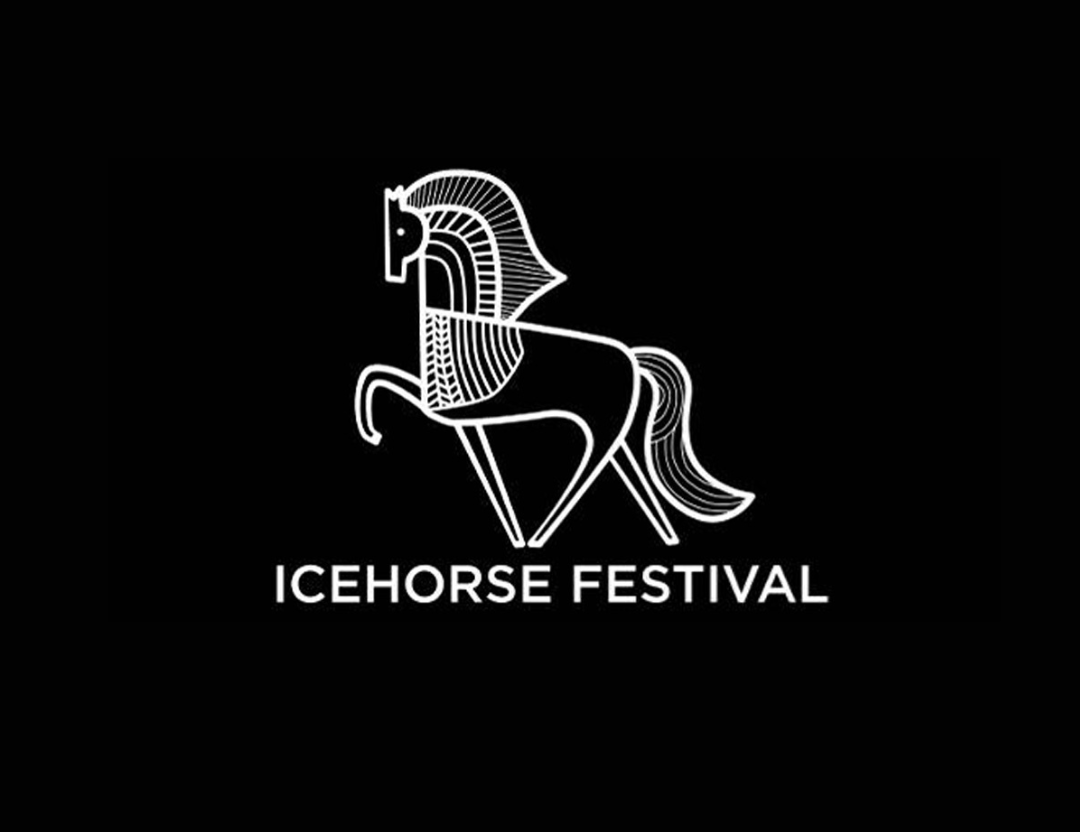 Het logo van het Icehorse Festival 2023.